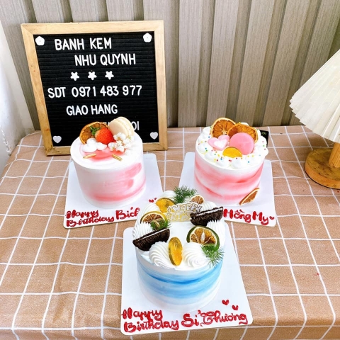 Những mẫu bánh cute tại tiệm Bánh Như Quỳnh