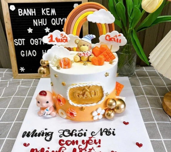 Bánh thôi nôi cho  1 tuổi 