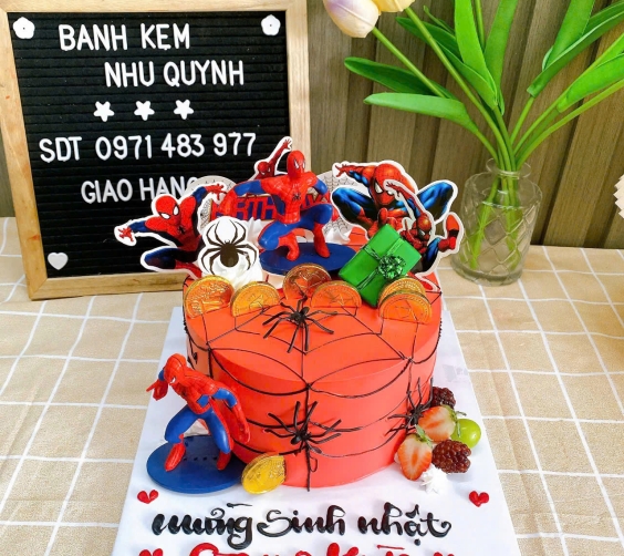 Bánh con nhện siêu cute