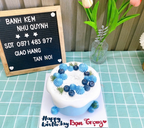 Bánh kem sinh nhật bạn thân 