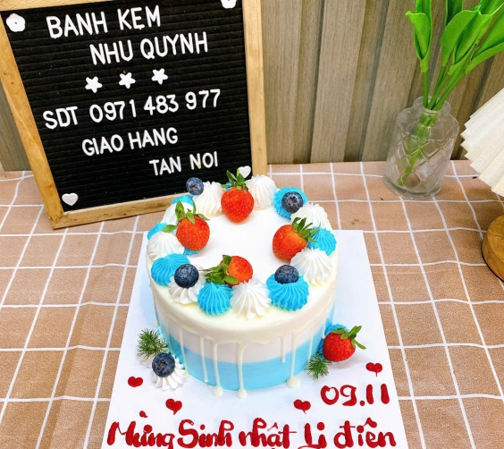 Bánh chúc mừng sinh nhật bạn thân