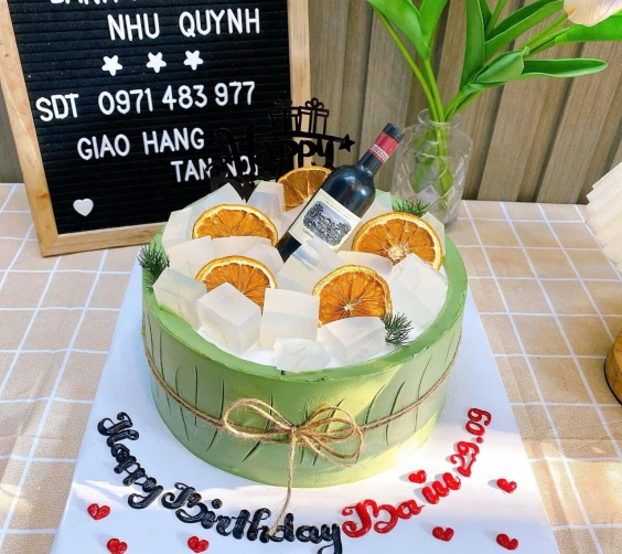 Bánh chúc mừng sinh nhật ba yêu 