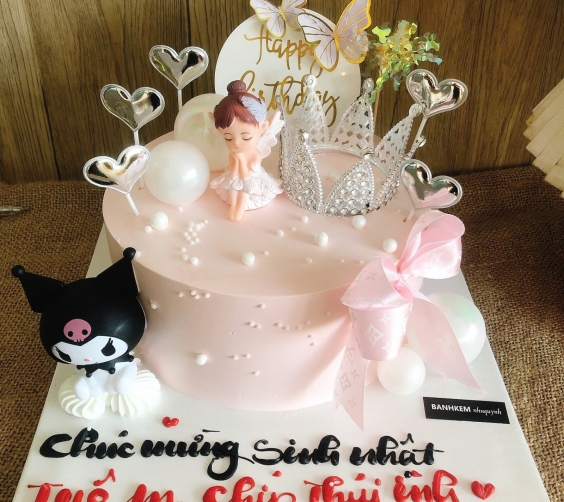 Bánh chúc mừng sinh nhật thiên thần  cho bé 