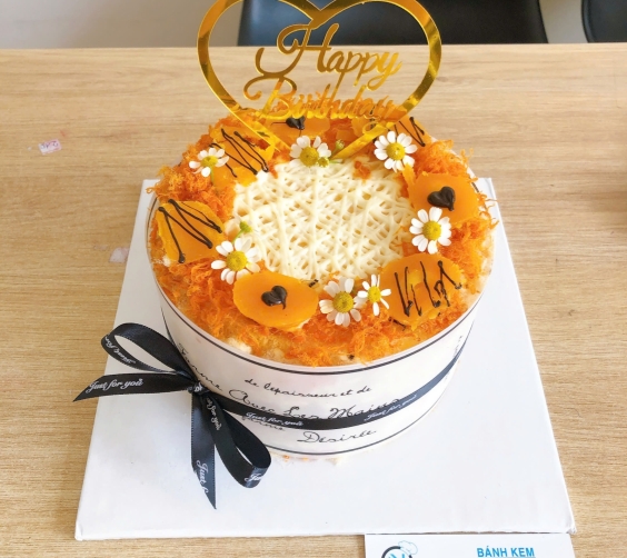 Bánh bông lan trứng muối 