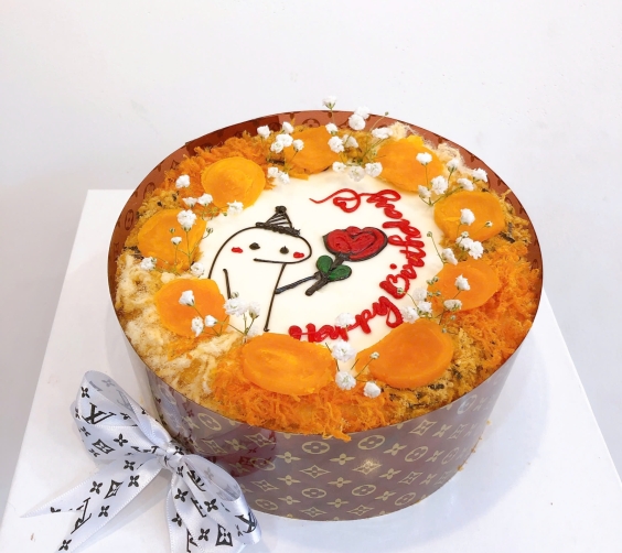 Bánh bông lan trứng muối 