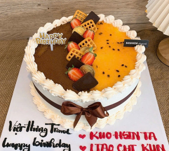 Bánh kem  bắp chúc mừng sinh nhật