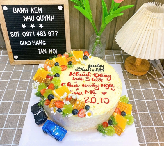 Bánh kem bắp chúc mừng 20.10