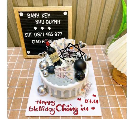 Bánh chúc mừng kỷ niệm tình yêu 