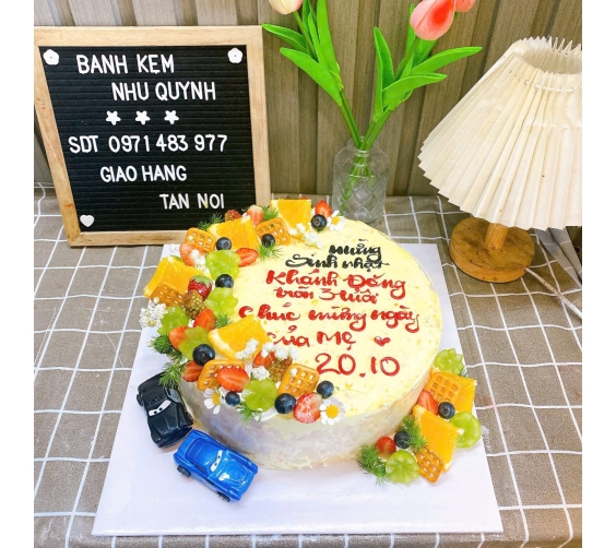 Bánh kem bắp chúc mừng 20.10